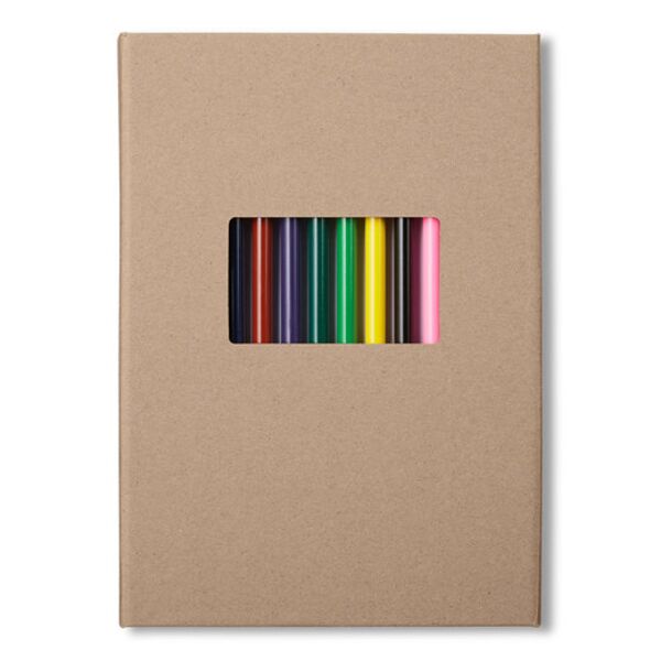 Colored Pencil And Notepad Set 5.75" X 8.25" Thumbnail