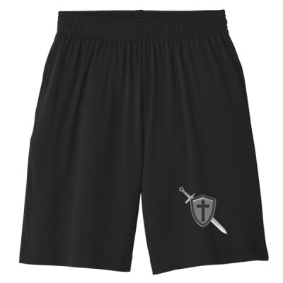 ST355P ADULT SPORT TEK SHORTS Thumbnail